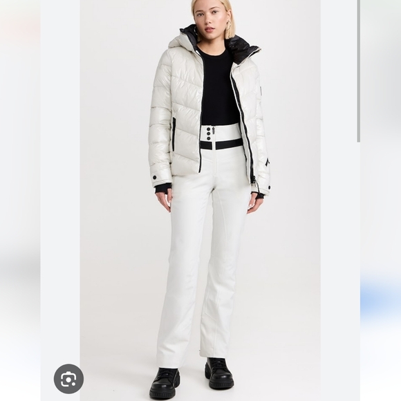 Bogner Fire and Ice Saelly Quilted Ski Jacket Off White - Picture 12 of 13
